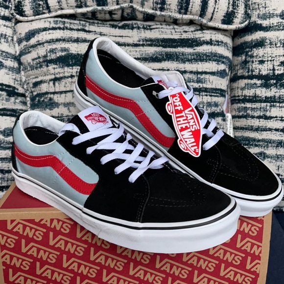 Vans Sk8-Low 2-Tone Black/Winter Sky MENS - Picture 5 of 16